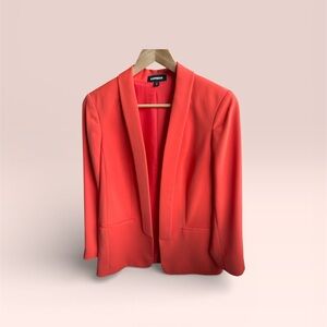 Express Women's Vibrant Orange Blazer